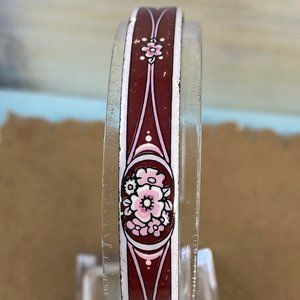 Vintage Michaela Frey with lots of Maroon Bracelet